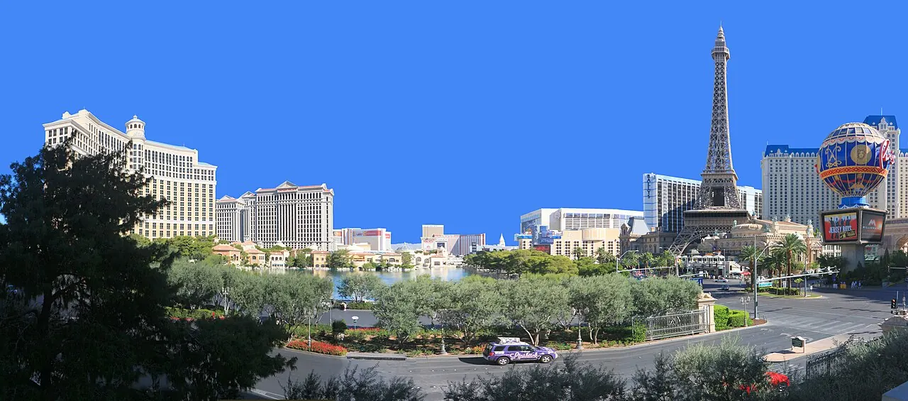 Bellagio, Las Vegas: Las Vegas Panorama Bellagio to Paris